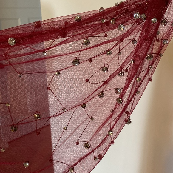 Tulle Pageant Dress With One Shoulder Cape Sleeve – 231GL0401 - Picture 14 of 14